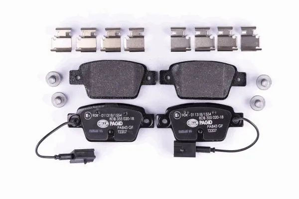 Brake Pad Set, disc brake (8DB 355 020-181)