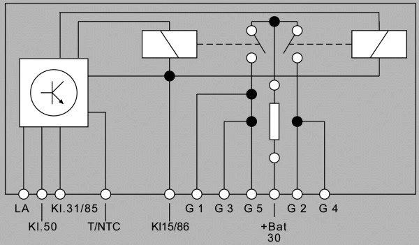 Control Unit, glow time (4RV 008 188-061)