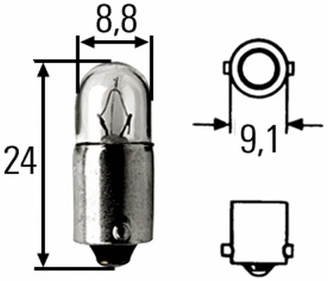 Bulb, interior light (8GP 002 068-241)