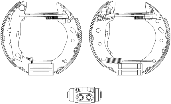 Brake Shoe Set (8DB 355 004-441)