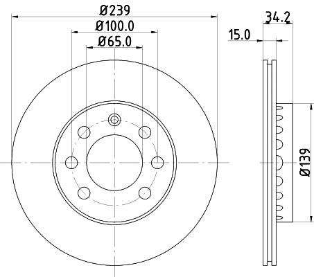 Brake Disc (8DD 355 107-581)