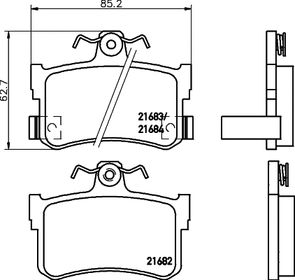 Brake Pad Set, disc brake