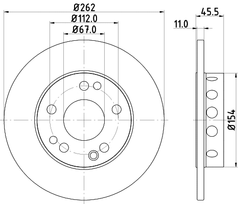 Brake Disc (8DD 355 125-671)
