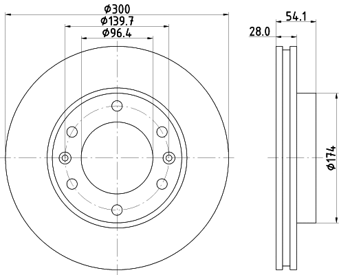 Brake Disc (8DD 355 114-341)