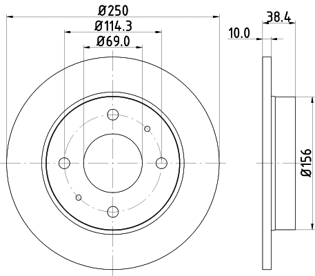 Brake Disc (8DD 355 111-531)