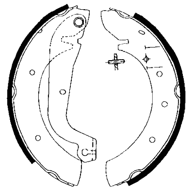 Brake Shoe Set (8DB 355 001-451)