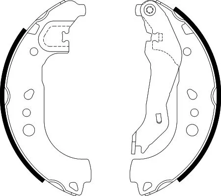 Brake Shoe Set (8DB 355 022-131)