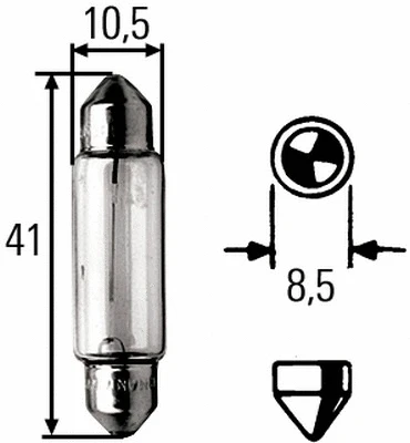 Bulb, direction indicator (8GM 002 091-131)