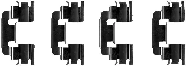 Accessory Kit, disc brake pad (8DZ 355 202-811)