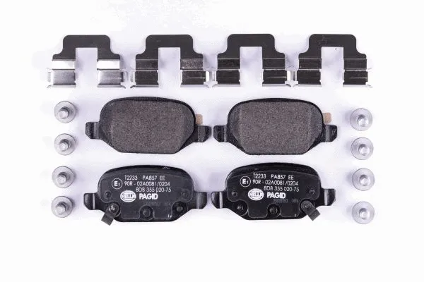 Brake Pad Set, disc brake (8DB 355 020-751)