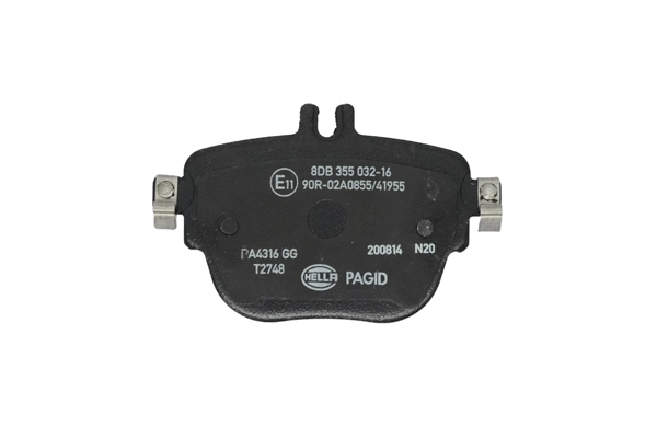Brake Pad Set, disc brake (8DB 355 032-161)