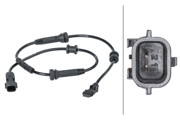 Sensor, wheel speed (6PU 012 679-671)