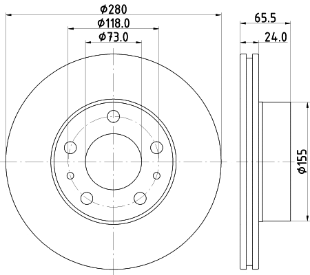 Brake Disc (8DD 355 132-141)