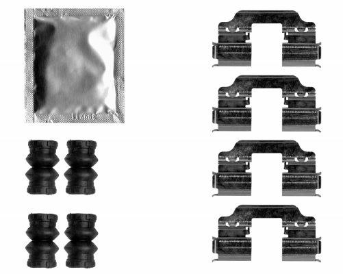 Accessory Kit, disc brake pad (8DZ 355 207-371)