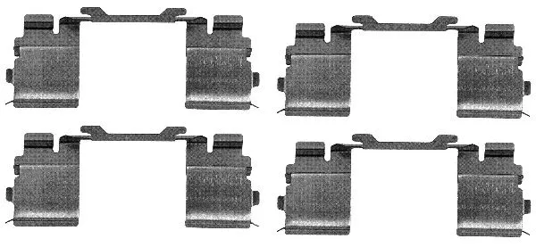 Accessory Kit, disc brake pad (8DZ 355 205-121)