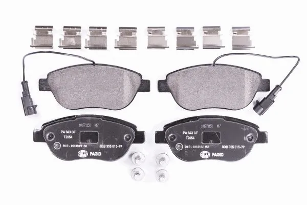 Brake Pad Set, disc brake (8DB 355 015-791)