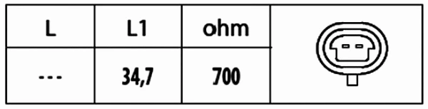 Sensor, crankshaft pulse (6PU 009 146-591)