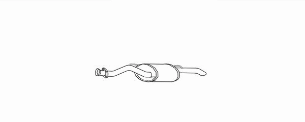Rear Muffler (8LD 366 026-771)