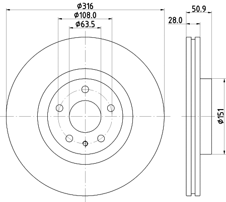 Brake Disc (8DD 355 132-421)