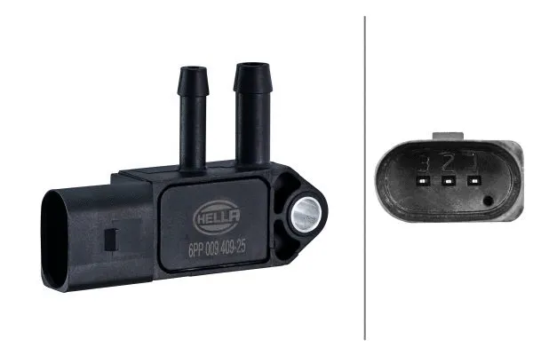 Sensor, exhaust pressure (6PP 009 409-251)