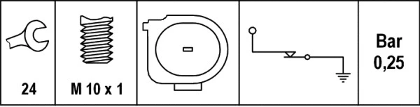 Oil Pressure Switch (6ZL 008 280-041)
