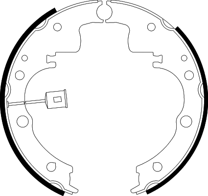 Brake Shoe Set (8DB 355 001-971)