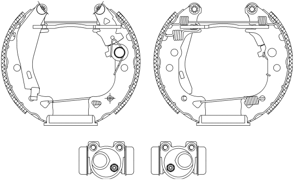 Brake Shoe Set (8DB 355 003-931)