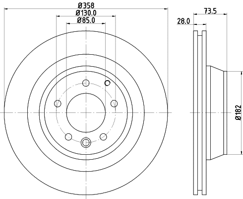 Brake Disc (8DD 355 124-361)