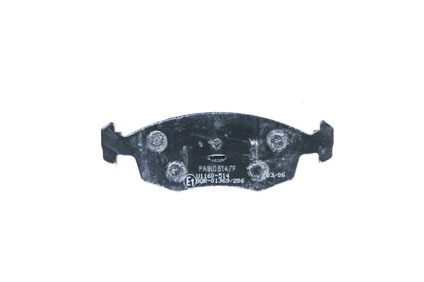Brake Pad Set, disc brake (8DB 355 007-341)