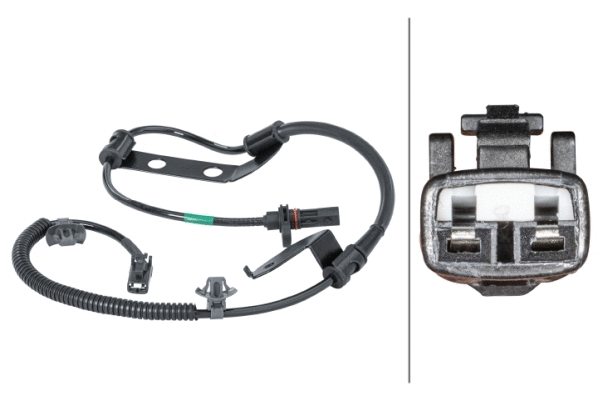 Sensor, wheel speed (6PU 012 679-841)