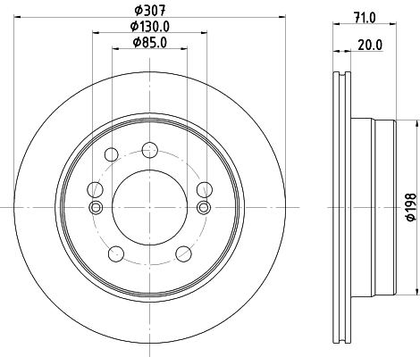 Brake Disc (8DD 355 134-911)