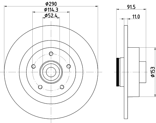 Brake Disc (8DD 355 133-241)