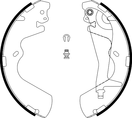 Brake Shoe Set (8DB 355 002-291)