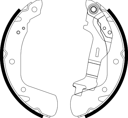 Brake Shoe Set (8DB 355 038-141)