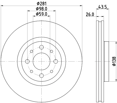 Brake Disc (8DD 355 134-971)