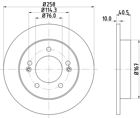 Brake Disc (8DD 355 117-011)