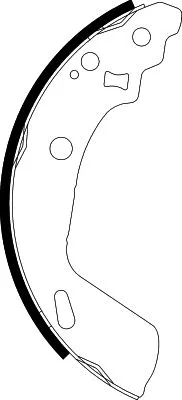 Brake Shoe Set (8DB 355 022-251)