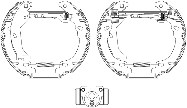 Brake Shoe Set (8DB 355 005-261)