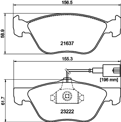 Brake Pad Set, disc brake