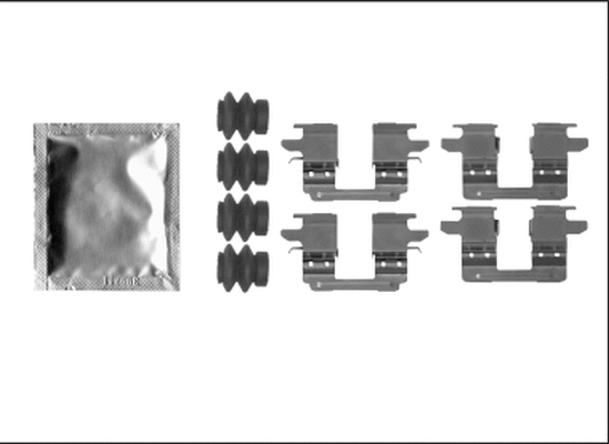 Accessory Kit, disc brake pad (8DZ 355 205-531)