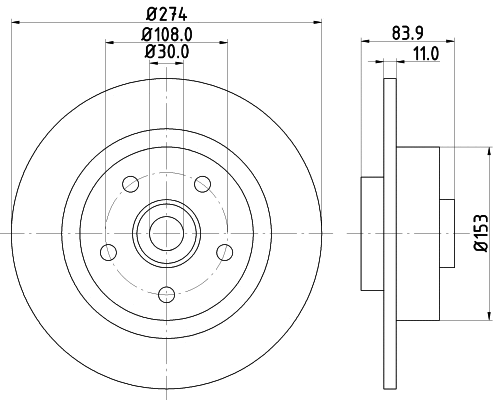 Brake Disc (8DD 355 112-361)
