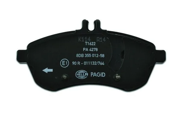 Brake Pad Set, disc brake (8DB 355 012-581)