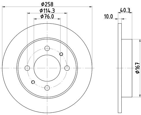 Brake Disc (8DD 355 118-111)