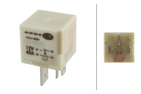 Relay, glow plug system