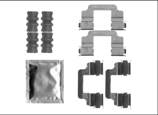 Accessory Kit, disc brake pad (8DZ 355 205-621)