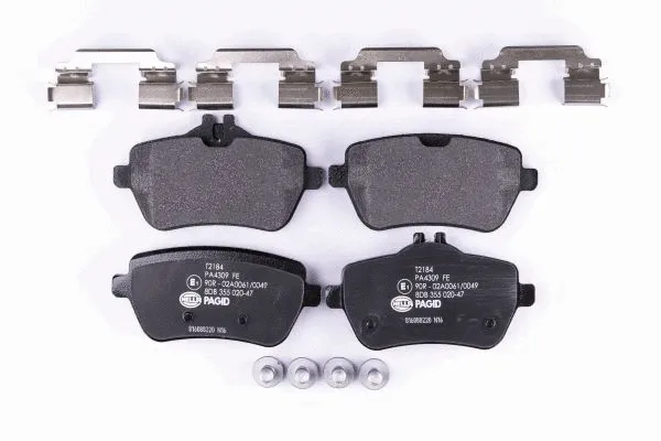 Brake Pad Set, disc brake (8DB 355 020-471)