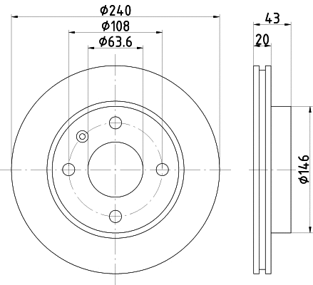 Brake Disc (8DD 355 129-961)
