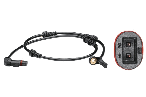 Sensor, wheel speed (6PU 012 679-321)