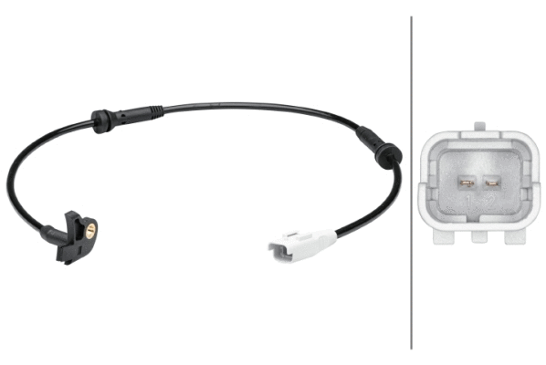 Sensor, wheel speed (6PU 012 679-181)