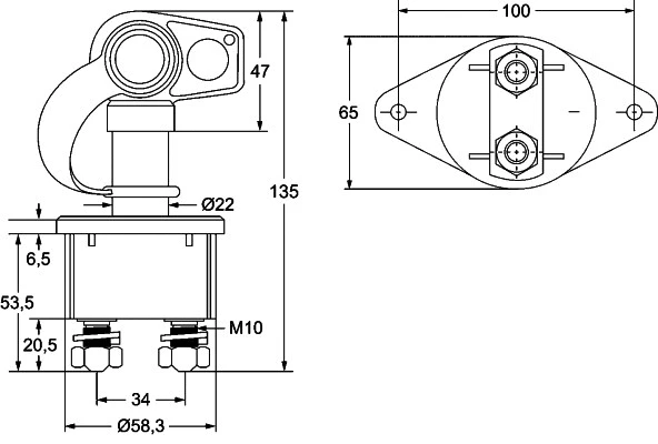 Main Switch, battery (6EK 002 843-111)